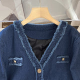 Women Jacket Classic Style Denim Coat Autumn Vintage Jacket