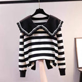 Women Knitwear Autumn and Winter Striped Sweater Sweater