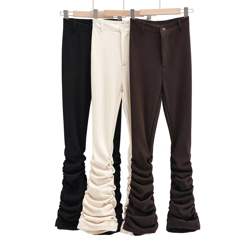 Women Sweatpants Bell-Bottom Pants Straight Casual Pants