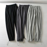 Women Sweatpants Loose Wide Leg Knitted Sports Casual Sweatpants Harem Pants