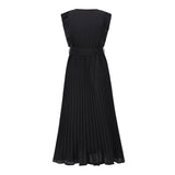 Women Date Dress Chiffon Dress Slim Fit Dress