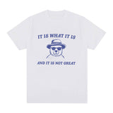 It Is What It Is and It Is Not Great T Shirts Funny Meme