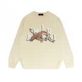 Amiri Long Sleeve Shirt Fashion Brand Long Sleeve Long-Sleeved T-shirt Blouse