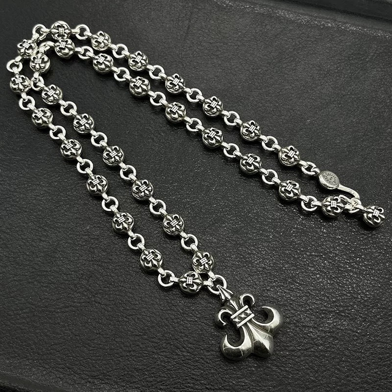 Chrome Hearts Necklace Vintage Scout Flowers Men's and Women's Necklaces