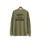 Gallery Dept T Shitrs Vintage Los Angeles Printed round Neck Long Sleeve T-shirt for Men