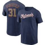 MLB T-Shirts MLB National T-Shirts Baseball Sports T-Shirts Printed Short Sleeves
