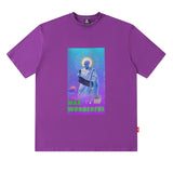 Men T Shirt Cartoon Printed Short Sleeve T-shirt