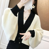 Women Knitwear Spring and Autumn Loose Knitted Cardigan