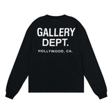 Gallery Dept T Shitrs Double Yarn Cotton Long Sleeve T-shirt