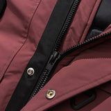 Unisex Winter Cotton Coat Three-Dimensional Pocket Hooded down Jacket Retro Workwear down Jacket