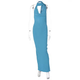 Women Dresses Summer Sexy Backless Slim Fit Dress