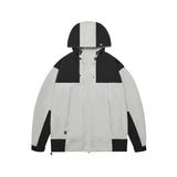 Unisex Jacket Hooded Jacket Coat Loose Jacket