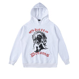 Men Hoodie Hip Hop Retro Doberman Pinscher Hooded Sweater