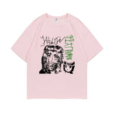 Limited Edition Yabujin T-shirt Summer Unisex O-collar Cotton