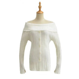 Women Sweater Knitwear Autumn Winter Coat Cashmere-like Sweater