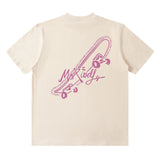 Men T Shirt Hip Hop Retro Graffiti Short Sleeve T-shirt