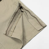 Men Sweatpants Zipper Slit Straight Cargo Pants Pleated Wide-Leg Pants