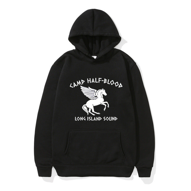 Vintage Camp Half Blood Hoodie Percy Jackson Hooded