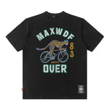 Men T Shirt Rock Vintage Print Short Sleeves T-shirt