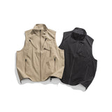 Unisex Jacket Stand Collar Vest Man Loose Mechanical Style Coat