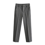 Women Sweatpants Spring and Autumn Workwear Straight Harem Pants Casual Pants