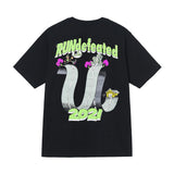 UNDEFEATED T Shirts Men's and Women's Loose Cotton