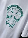 Chh Chrome Hearts T Shirts Summer Sanskrit Patch Embroidery Casual Sports Short Sleeve T-Shirt