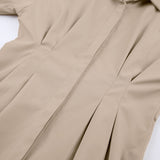 Women Dress Shirt Dress Autumn and Winter Long Sleeve A- line Dress