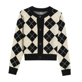 Women Knitted Cardigan Spring Knitted Cardigan Short Knitted Sweater Coat