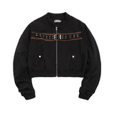 Women Jacket Casual Autumn Pleating Long Sleeve Jacket