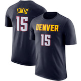 NBA T-Shirts NBA Basketball T-Shirt Nuggets Jokic Jersey Short Sleeve Men's Outdoor