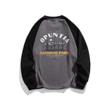 Unisex Hoodie Autumn New Contrast Color Sweatshirt