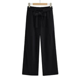 Women Sweatpants Autumn Straight Casual Loose Wide-Leg Pants Sweatpants