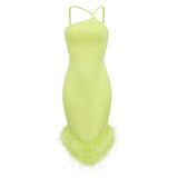 Women Dresses Sling Dress (Zns0409)