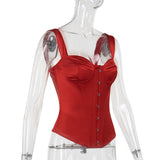 Women Tops Spring Spaghetti-Strap Camisole Top