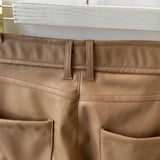 Women Sweatpants Casual Wide Leg Pants High Waist Women Leather Pants