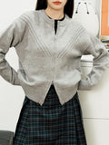 Women Knitted Cardigan Fall Coat Top