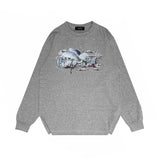 Amiri Long Sleeve Shirt Fashion Brand Long Sleeve Long-Sleeved T-shirt Blouse