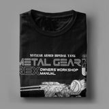 2024Metal Gear Solid Rex Manual T-Shirts Men Funny