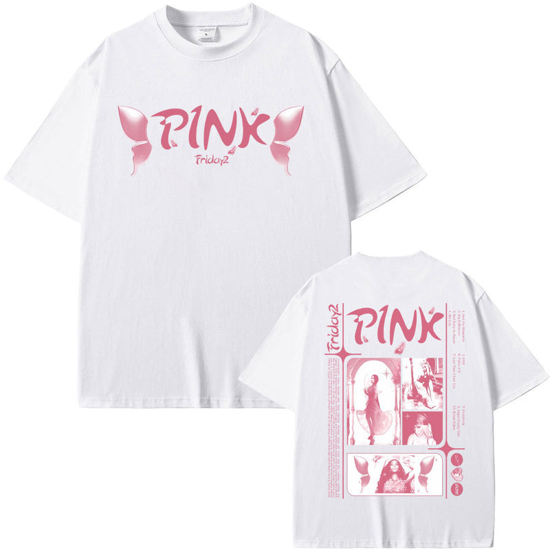 Rapper Nicki Minaj Pink Friday 2 Graphic Print T-shirt