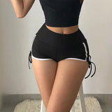Women Yoga Sports Shorts Sexy Hot Pants Sports Shorts Slim Fit Women's Skinny Hip Raise Fitness Pants