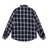 Unisex Jacket Fall Loose Plaid Shirt
