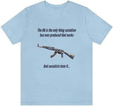 Irony of The AK-47 Men's and Ladies Tee
