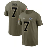 NFL T-Shirts NFL Football Printed Jerseys Short Sleeves Outdoor Sports Loose