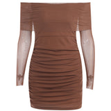 Women Dresses Mesh Dress Skirt