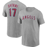 MLB T-Shirts MLB Angels Otani Shohei Outdoor Baseball Loose Short Sleeves