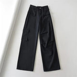 Women Sweatpants Vintage Harem Pants Casual Jeans Loose Straight Wide Leg Pants
