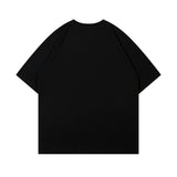 Men's T Shirt Letter Embroidery Men's and Women's Short-Sleeved T-shirt