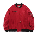 Men Jacket Coat Men's Loose Lapel Embroidered Jacket