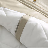 Unisex Winter Cotton Coat Stand-up Collar Cotton-Padded Clothes Vintage PU Leather Cotton-Padded Jacket